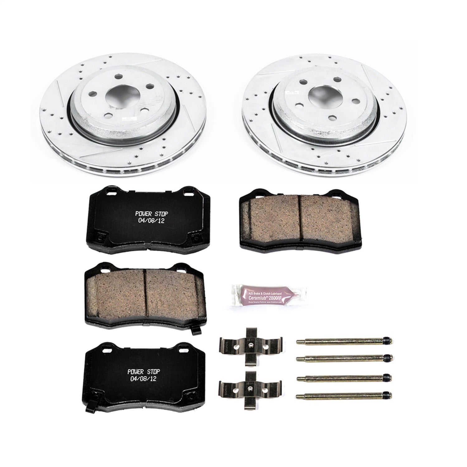 PowerStop Rear Z23 Evolution Sport Brake Kit | Dodge Durango (18-19) (K5956)
