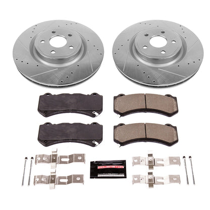 PowerStop Front Z23 Evolution Brake Kit | Jeep Grand Cherokee (12-20) (K5957)