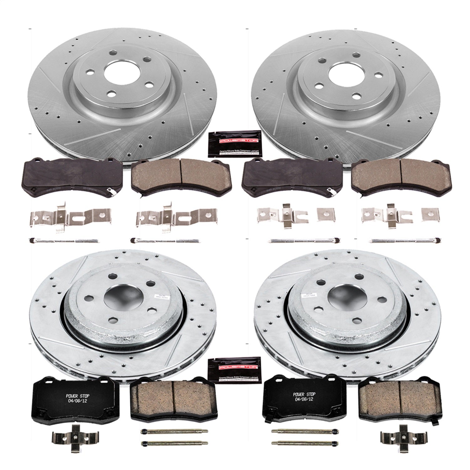 PowerStop Front & Rear Z23 Evolution Sport Brake Kit | Dodge Durango (18-19) (K5958)