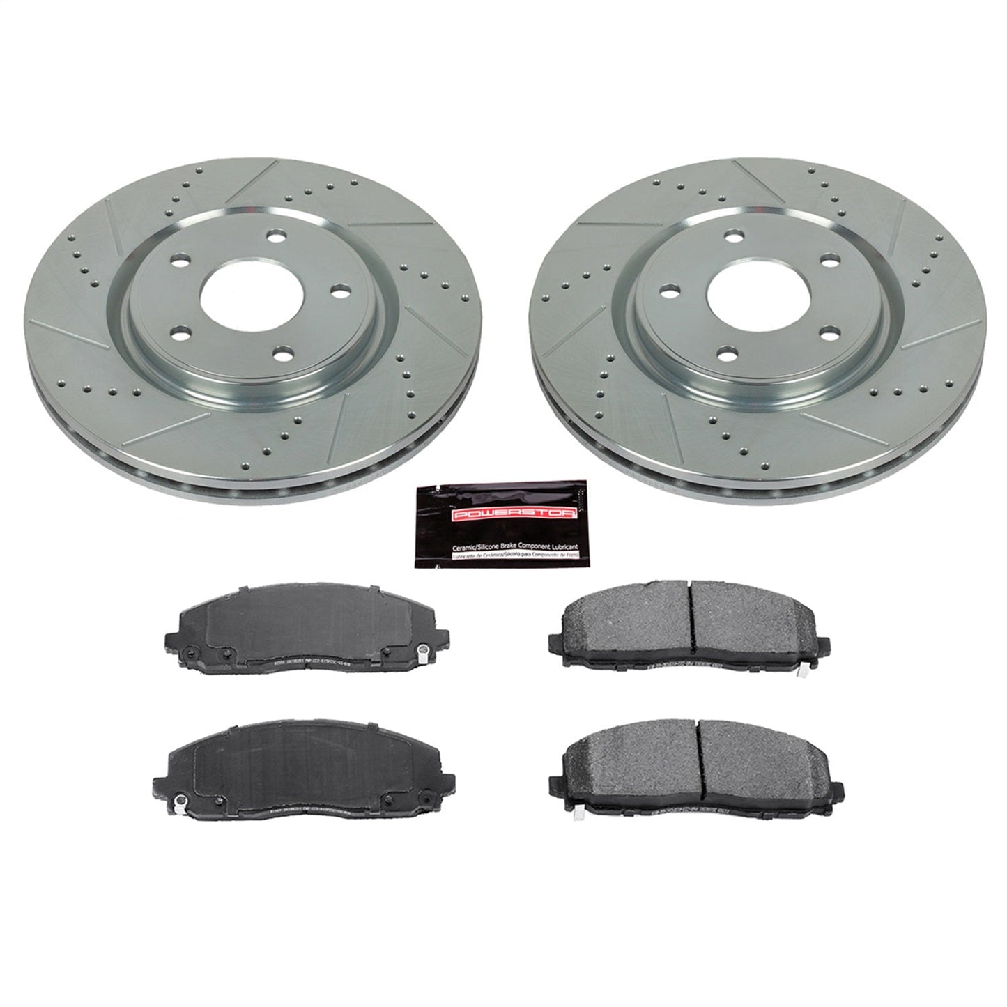 PowerStop Front Z23 Evolution Sport Brake Kit | Chrysler Pacifica (17-19) (K5959)
