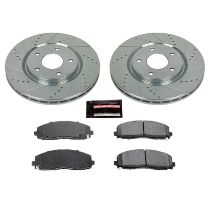 PowerStop Front Z23 Evolution Sport Brake Kit | Chrysler Pacifica (17-19) (K5959)