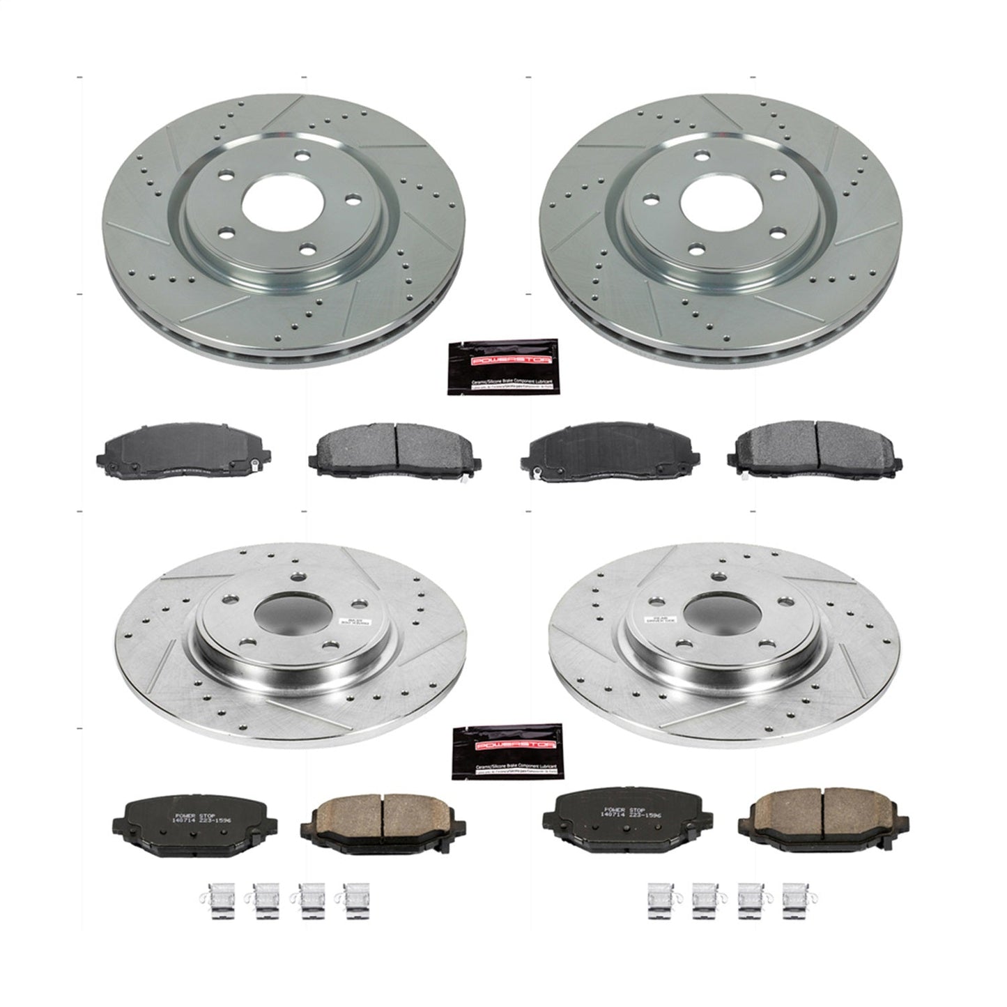 PowerStop Front & Rear Z23 Evolution Sport Brake Kit | Chrysler Town & Country (12-16) (K5960)