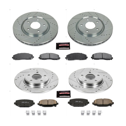 PowerStop Front & Rear Z23 Evolution Sport Brake Kit | Chrysler Town & Country (12-16) (K5960)