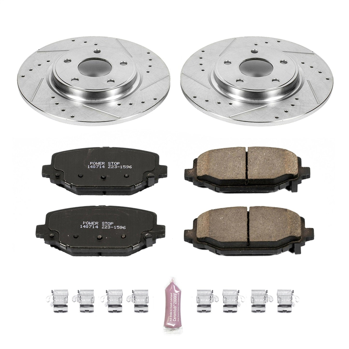 PowerStop Rear Z23 Evolution Sport Brake Kit | Chrysler Town & Country (12-16) (K5961)