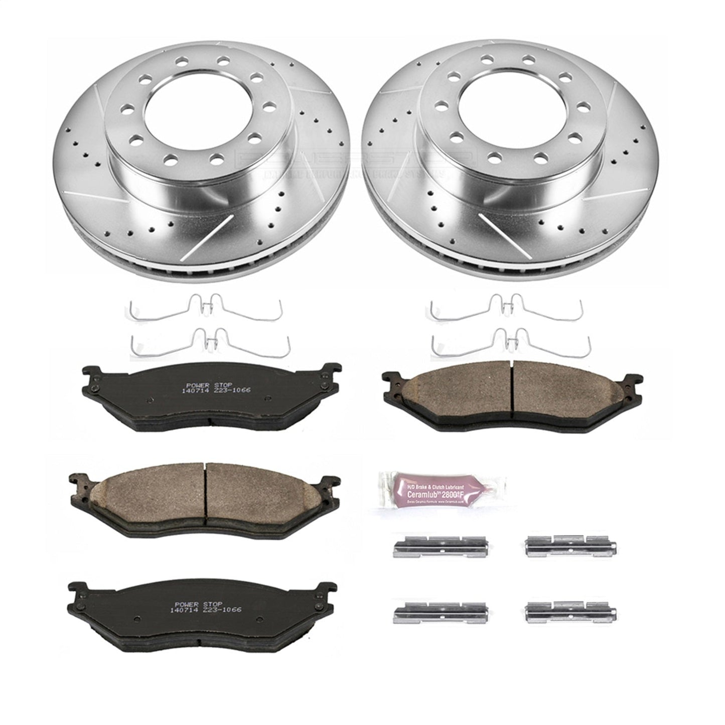 PowerStop Z23 Evolution Front Brake Kit | Ford F-550 Super Duty (05-16) (K5964)