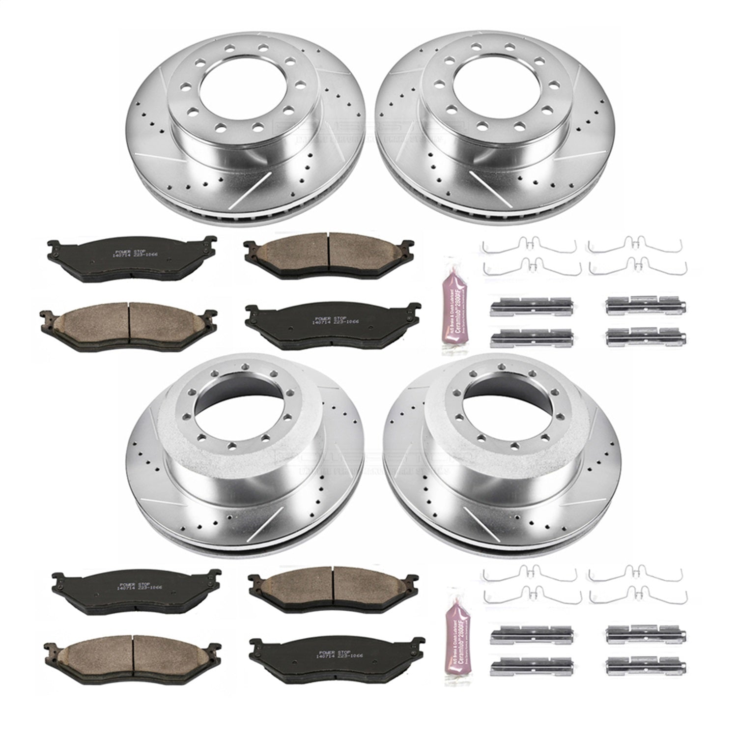 PowerStop Front & Rear Z23 Evolution Brake Kit | Ford F-550 Super Duty (05-16) (K5965)