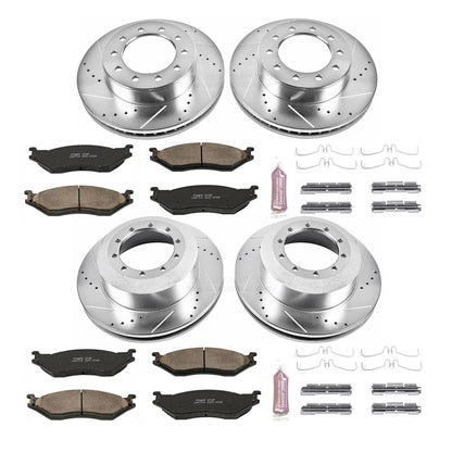 PowerStop Front & Rear Z23 Evolution Brake Kit | Ford F-550 Super Duty (05-16) (K5965)
