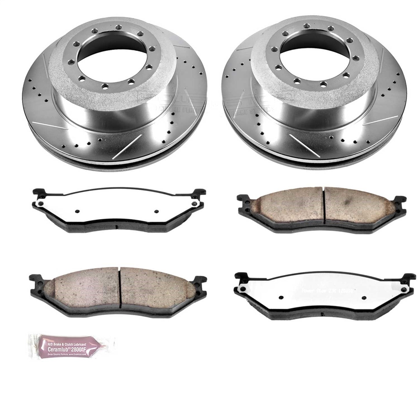 PowerStop Rear Z36 Truck & Tow Brake Kit | Ford LCF (06-09) (K5966-36)