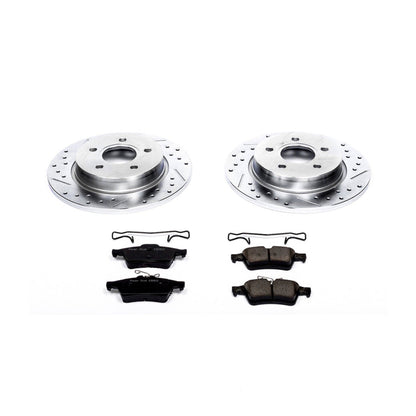 PowerStop Rear Z23 Evolution Sport Brake Kit | Ford Focus (12-18) (K5975)