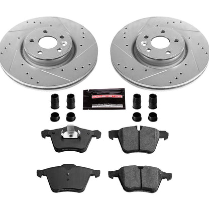 PowerStop Front Z23 Evolution Sport Brake Kit | Volvo S60 (13-14) (K5978)