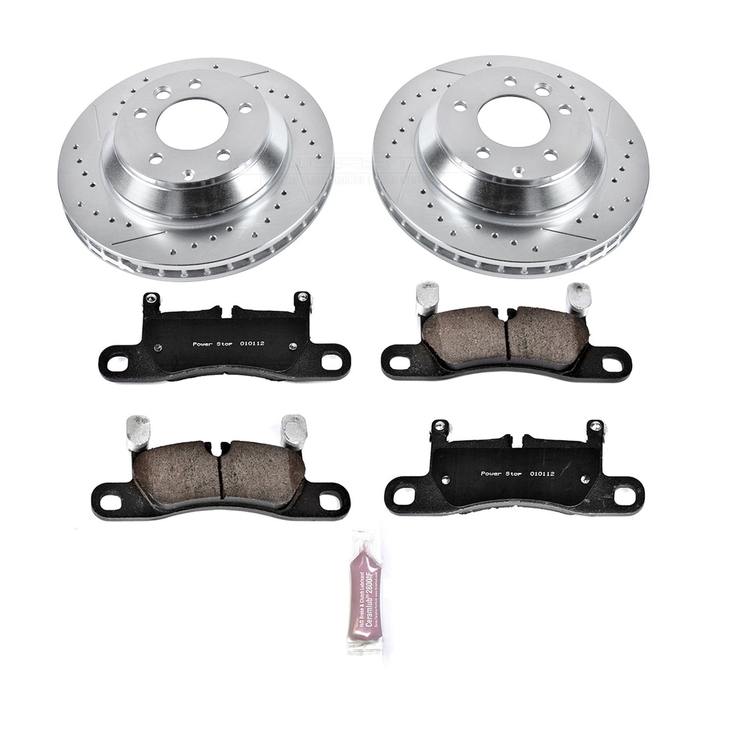 PowerStop Rear Z23 Evolution Sport Brake Kit | Porsche Cayenne (11-18) (K5979)