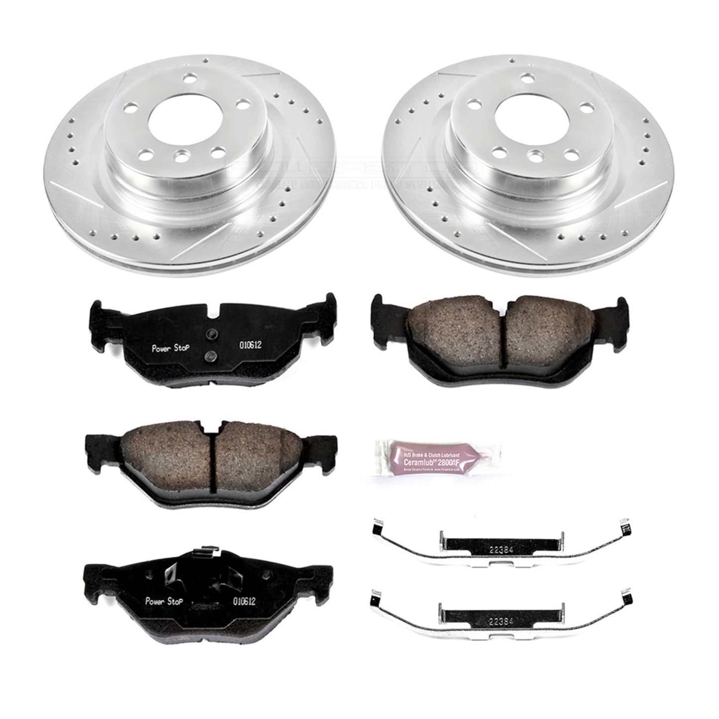 PowerStop Rear Z23 Evolution Sport Brake Kit | BMW 328i (11-13) (K5981)