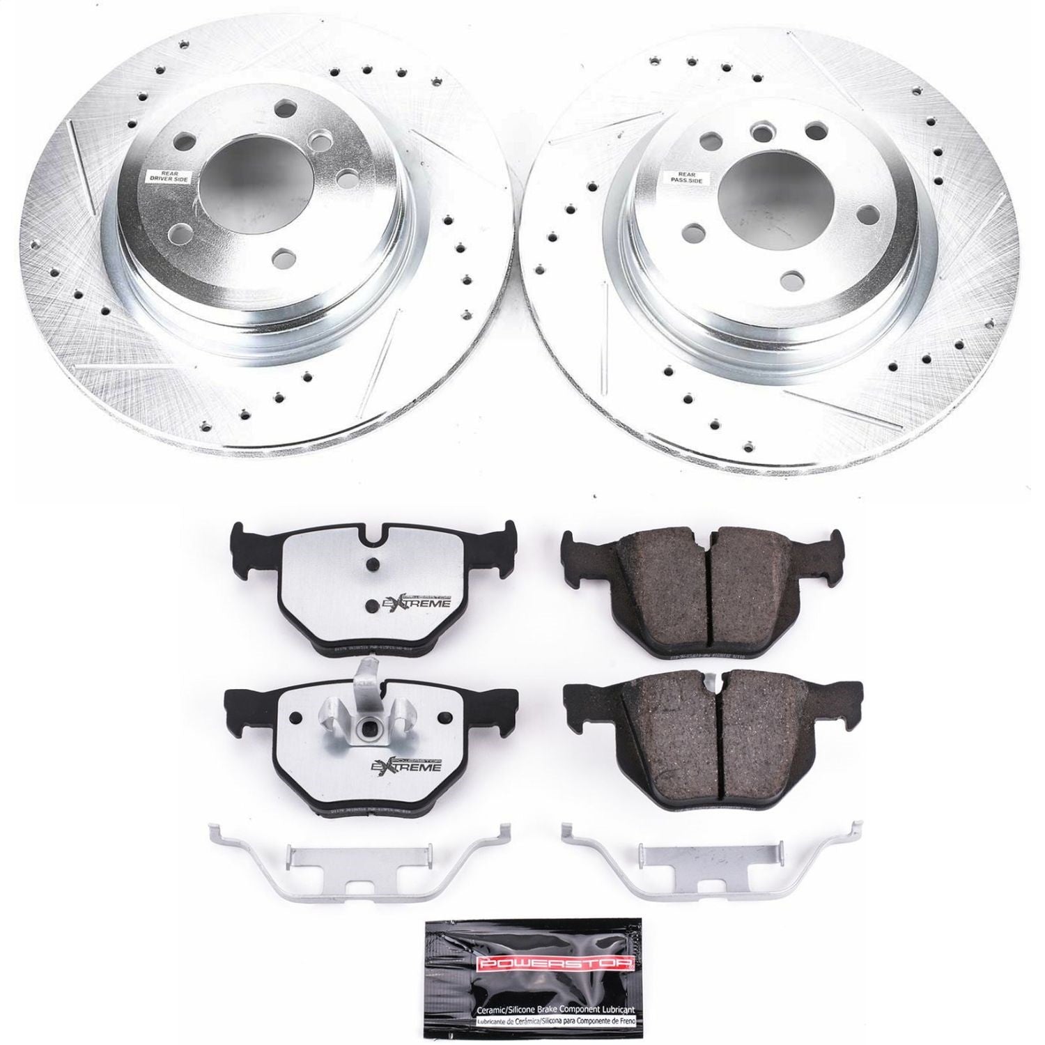 PowerStop Rear Z26 Street Warrior Brake Kit | BMW 335i (11-13) (K5982-26)