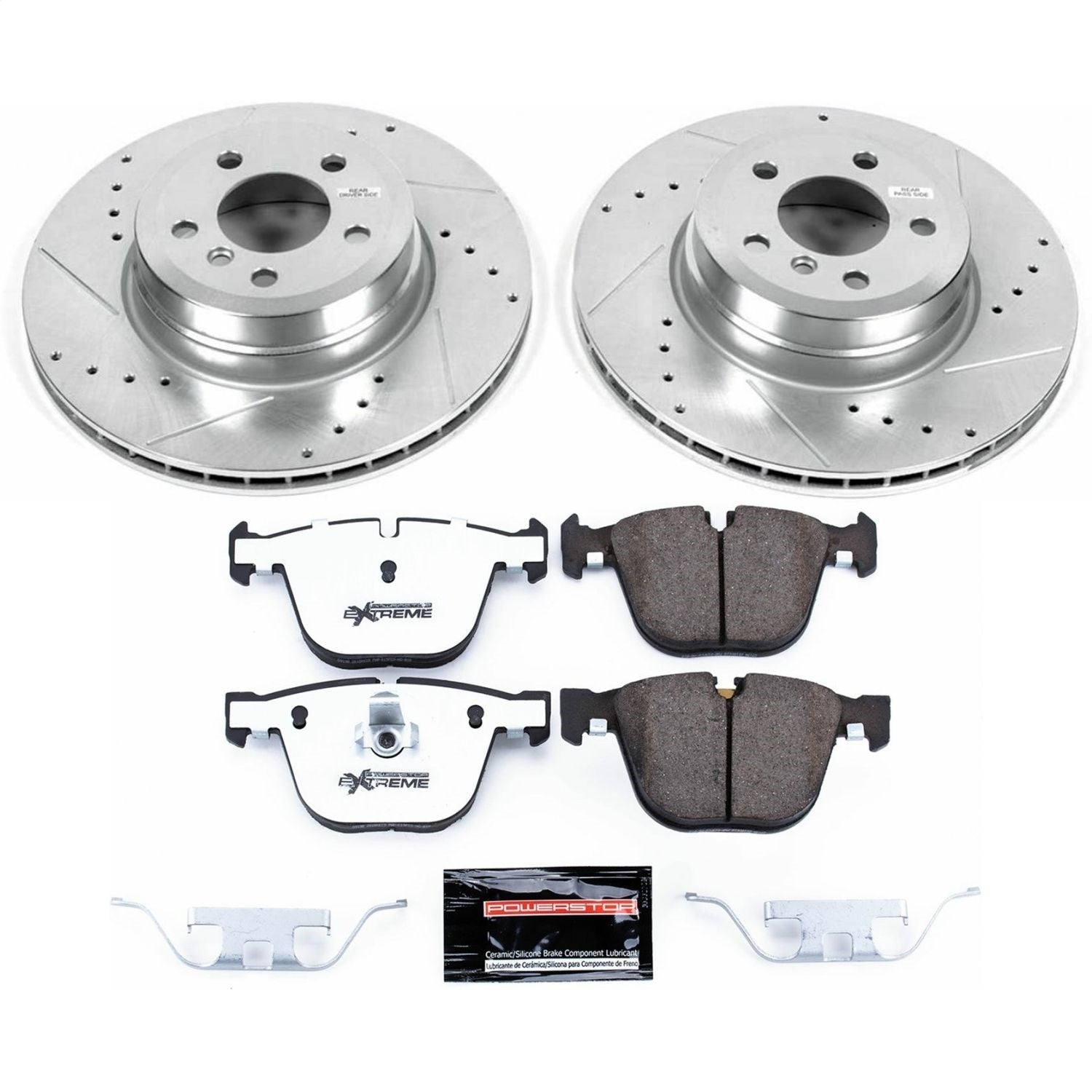PowerStop Rear Z26 Street Warrior Brake Kit | BMW X5 (07-15) (K5985-26)