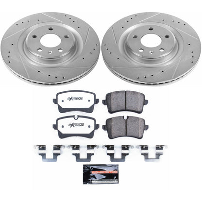 PowerStop Rear Z26 Street Warrior Brake Kit | Audi A7 Quattro (12) (K6001-26)