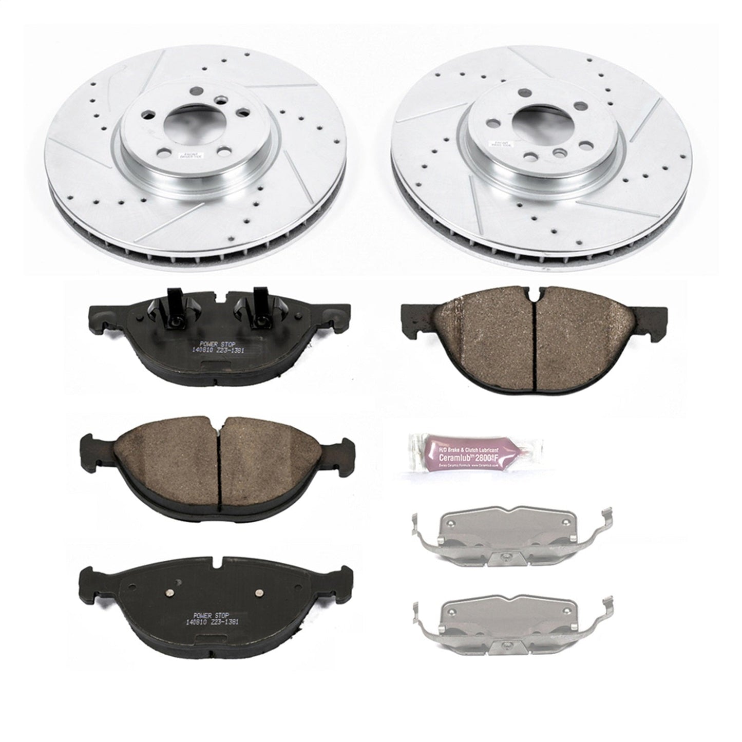 PowerStop Front Z23 Evolution Brake Kit | BMW X5 (11-18) (K6009)