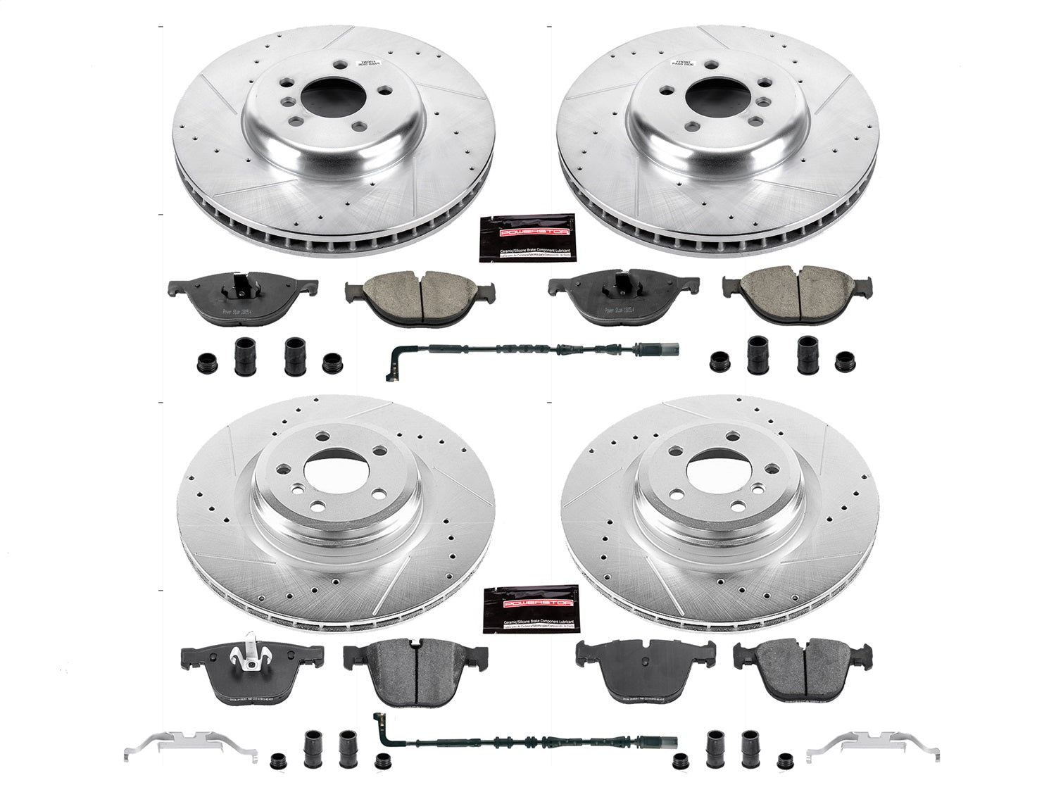 PowerStop Front & Rear Z23 Evolution Brake Kit | BMW 750Li (2009) (K6013)