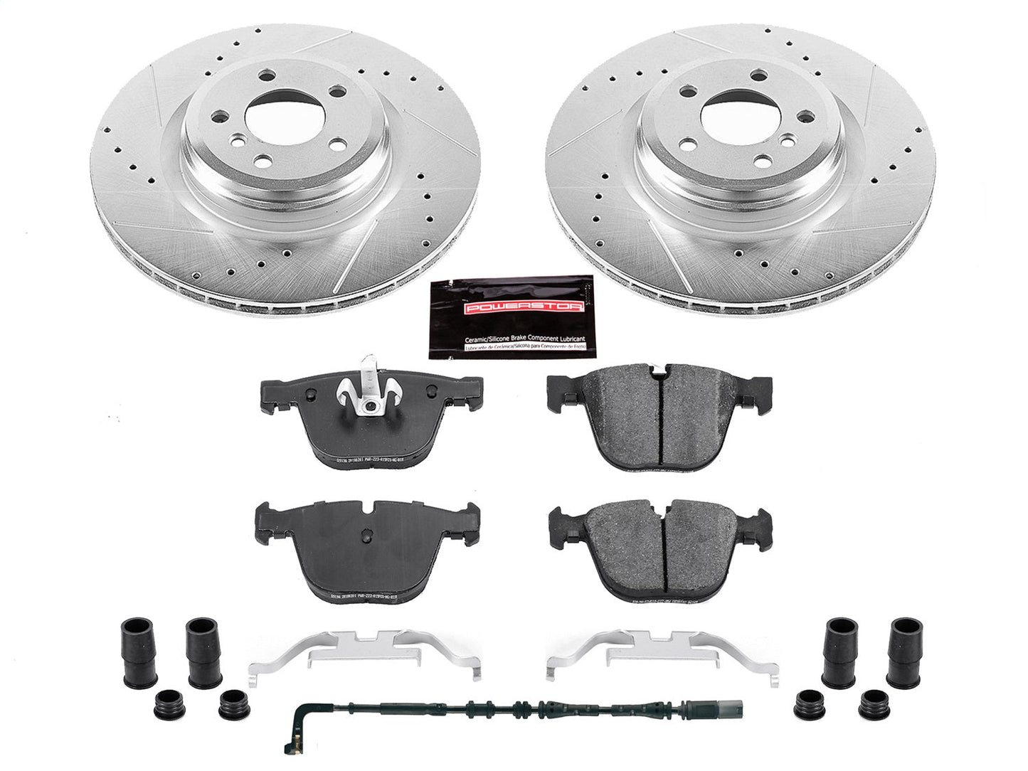 PowerStop Rear Z23 Evolution Sport Brake Kit | BMW 750i (09-10) (K6014)