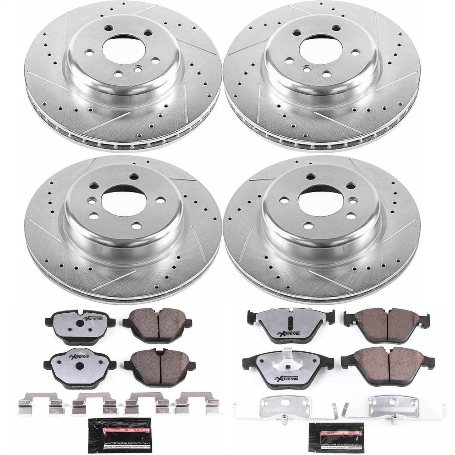 PowerStop Front & Rear Z26 Street Warrior Brake Kit | BMW 535d (14-16) (K6023-26)