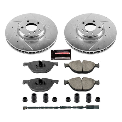 PowerStop Front Z23 Evolution Sport Brake Kit | BMW 535i GT (10-17) (K6026)