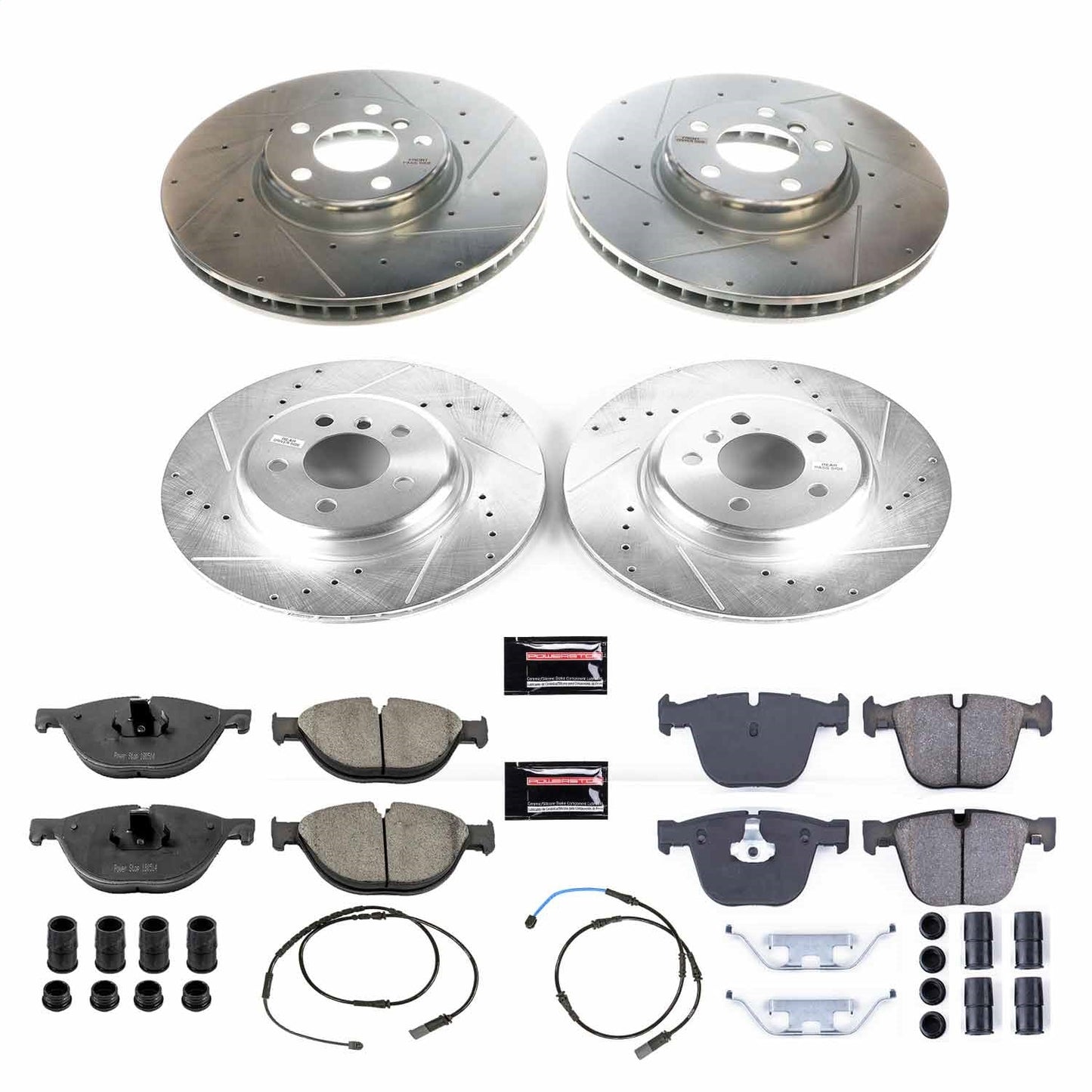 PowerStop Front & Rear Z23 Evolution Sport Brake Kit | BMW 535i GT (10-17) (K6027)