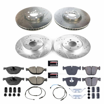 PowerStop Front & Rear Z23 Evolution Sport Brake Kit | BMW 535i GT (10-17) (K6027)