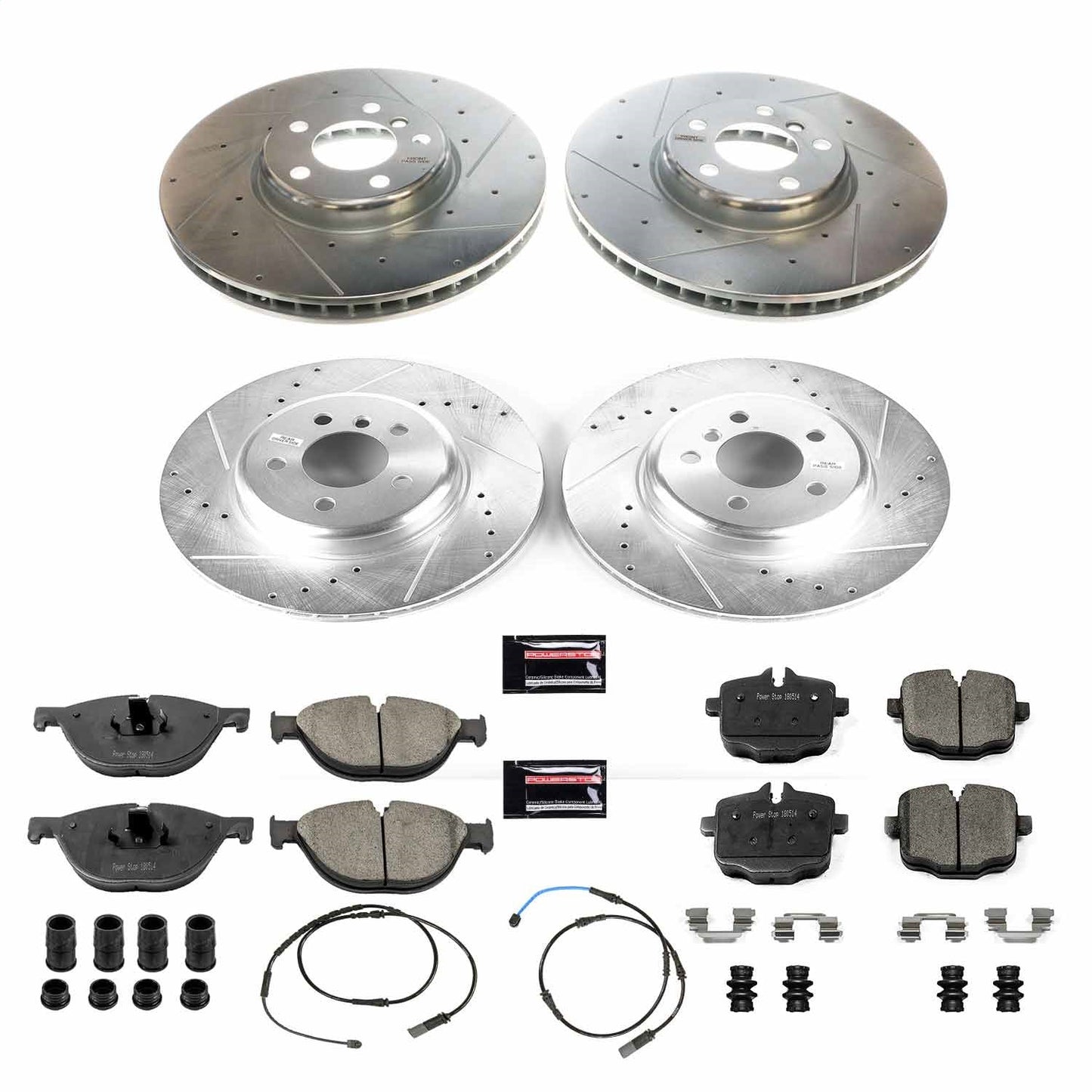 PowerStop Front & Rear Z23 Evolution Sport Brake Kit | BMW 550i (11-16) (K6029)