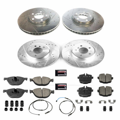PowerStop Front & Rear Z23 Evolution Sport Brake Kit | BMW 550i (11-16) (K6029)