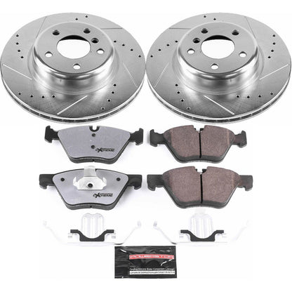PowerStop Front Z26 Street Warrior Brake Kit | BMW 528i (11-16) (K6032-26)