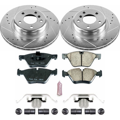 PowerStop Front Z23 Evolution Sport Brake Kit | BMW 528i (11-16) (K6032)