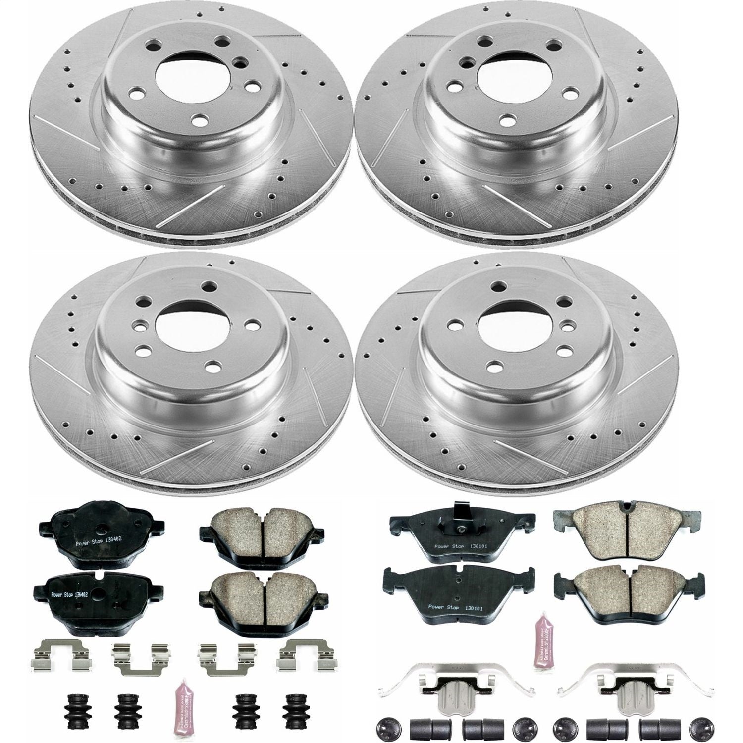 PowerStop Front & Rear Z23 Evolution Sport Brake Kit | BMW 528i (11-16) (K6033)