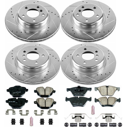 PowerStop Front & Rear Z23 Evolution Sport Brake Kit | BMW 528i (11-16) (K6033)