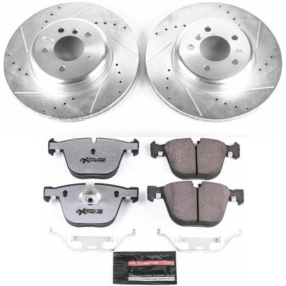 PowerStop Z26 Street Warrior Rear Brake Kit | BMW 535i GT (10-17) (K6035-26)