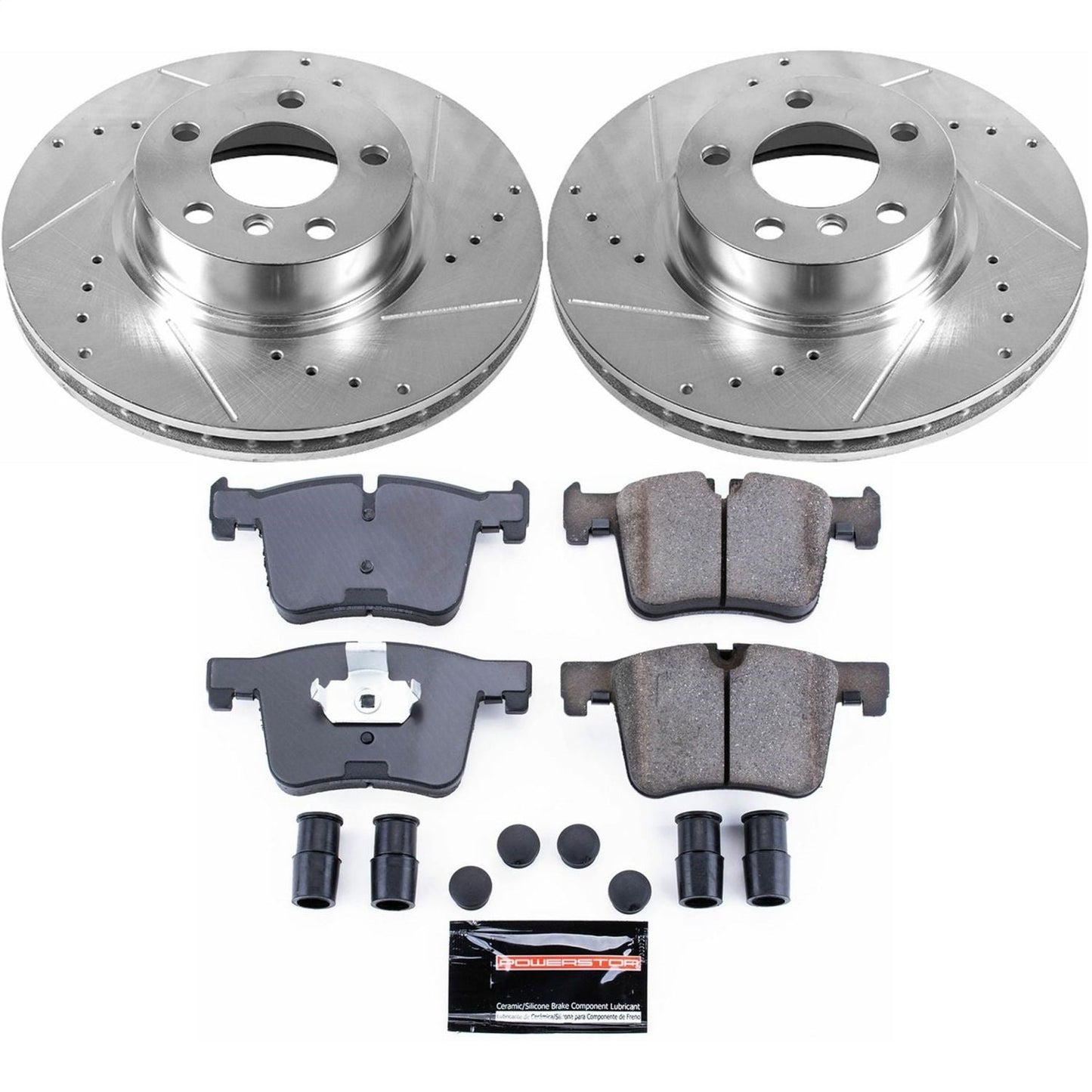 PowerStop Front Z23 Evolution Sport Brake Kit | BMW X3 (11-17) (K6038)