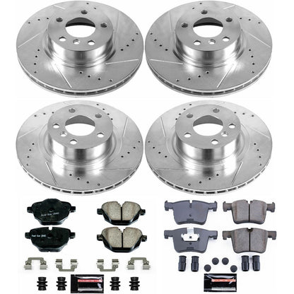 PowerStop Front & Rear Z23 Evolution Sport Brake Kit | BMW X3 (11-17) (K6039)