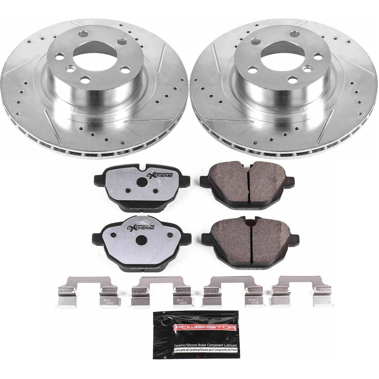 PowerStop Rear Z26 Street Warrior Brake Kit | BMW X3 (11-17) (K6040-26)