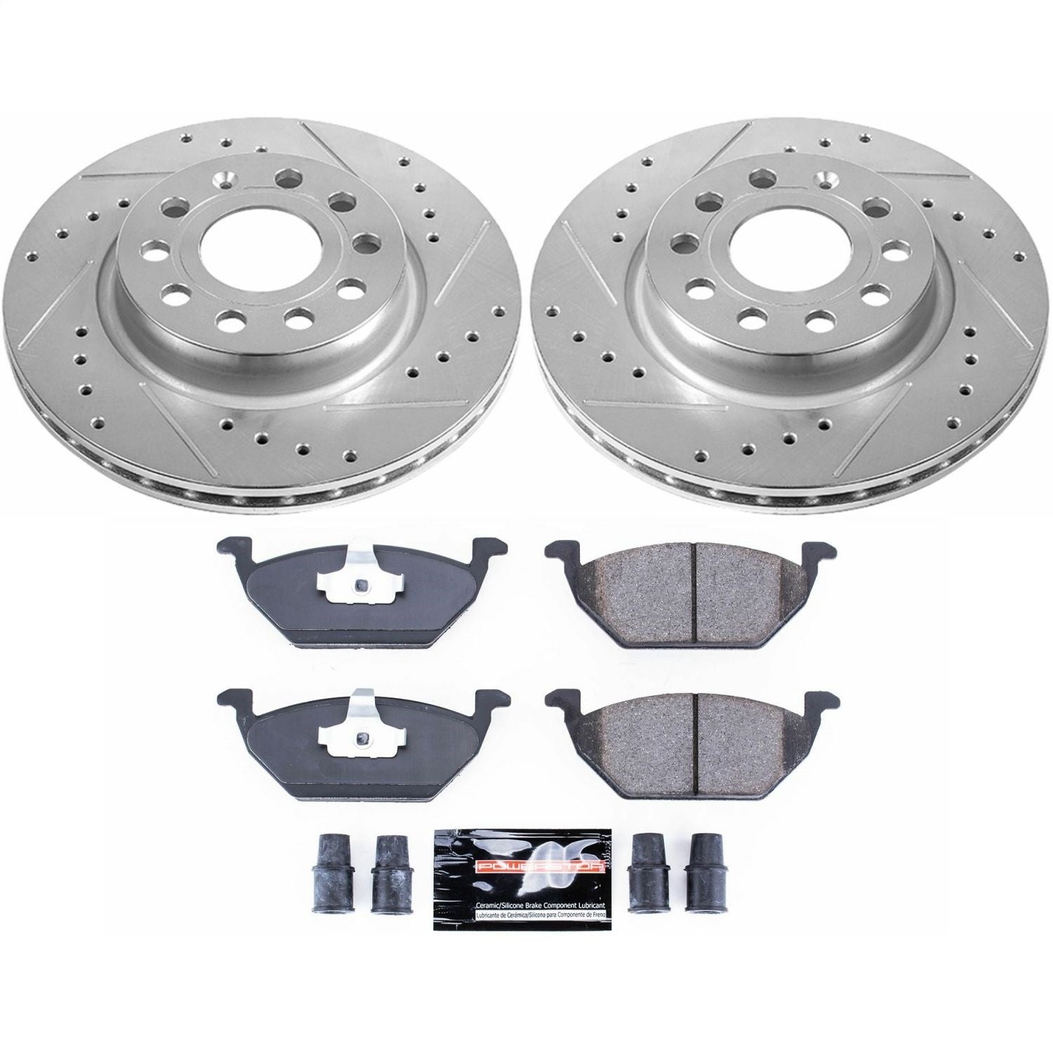PowerStop Front Z23 Evolution Sport Brake Kit | Volkswagen Jetta (11-15) (K6041)