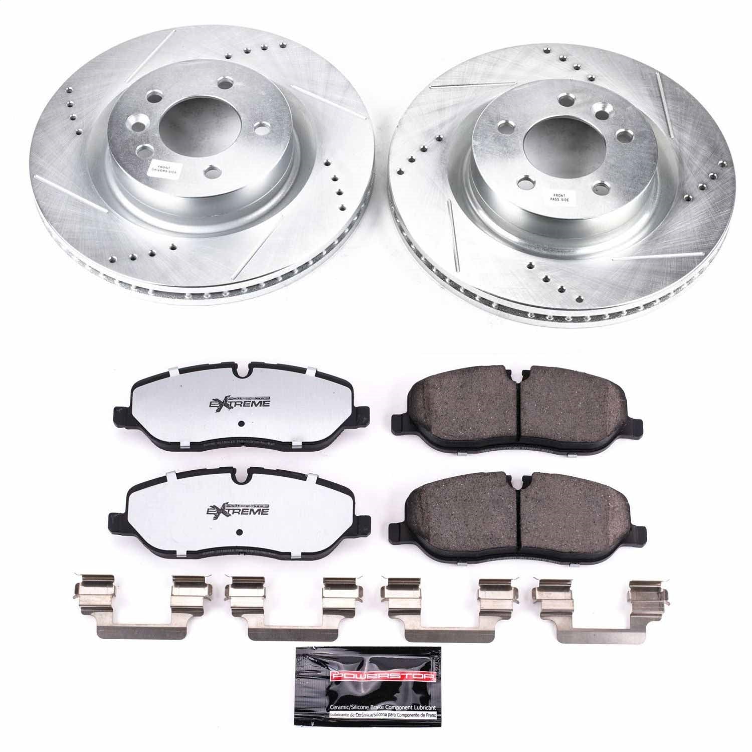 PowerStop Z36 Front Truck & Tow Brake Kit | Land Rover Range Rover Sport (06-09) (K6047-36)