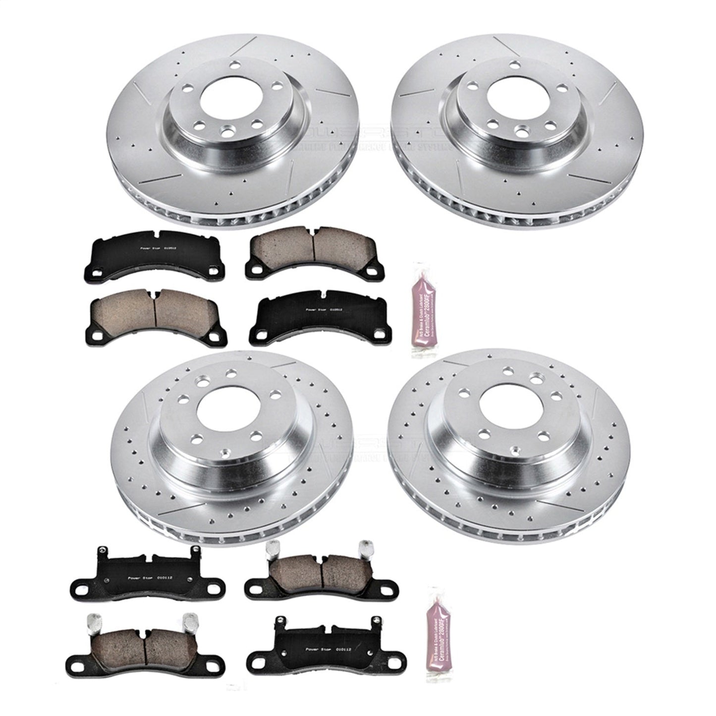 PowerStop Front & Rear Z23 Evolution Sport Brake Kit | Porsche Cayenne (11-18) (K6050)