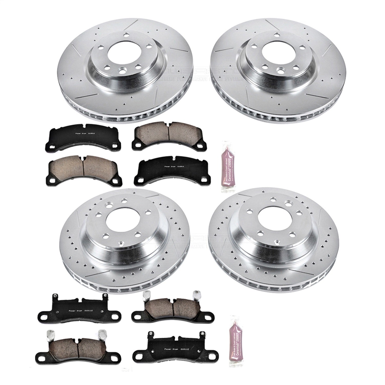 PowerStop Front & Rear Z23 Evolution Sport Brake Kit | Porsche Cayenne (11-18) (K6050)