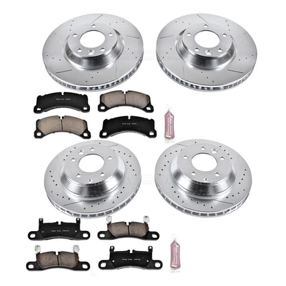 PowerStop Front & Rear Z23 Evolution Sport Brake Kit | Porsche Cayenne (11-18) (K6050)