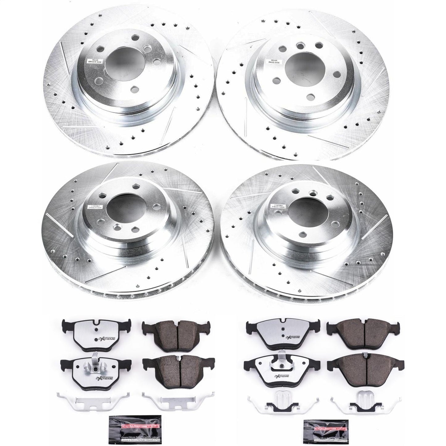 PowerStop Front & Rear Z26 Street Warrior Brake Kit | BMW 335d (2011) (K6056-26)