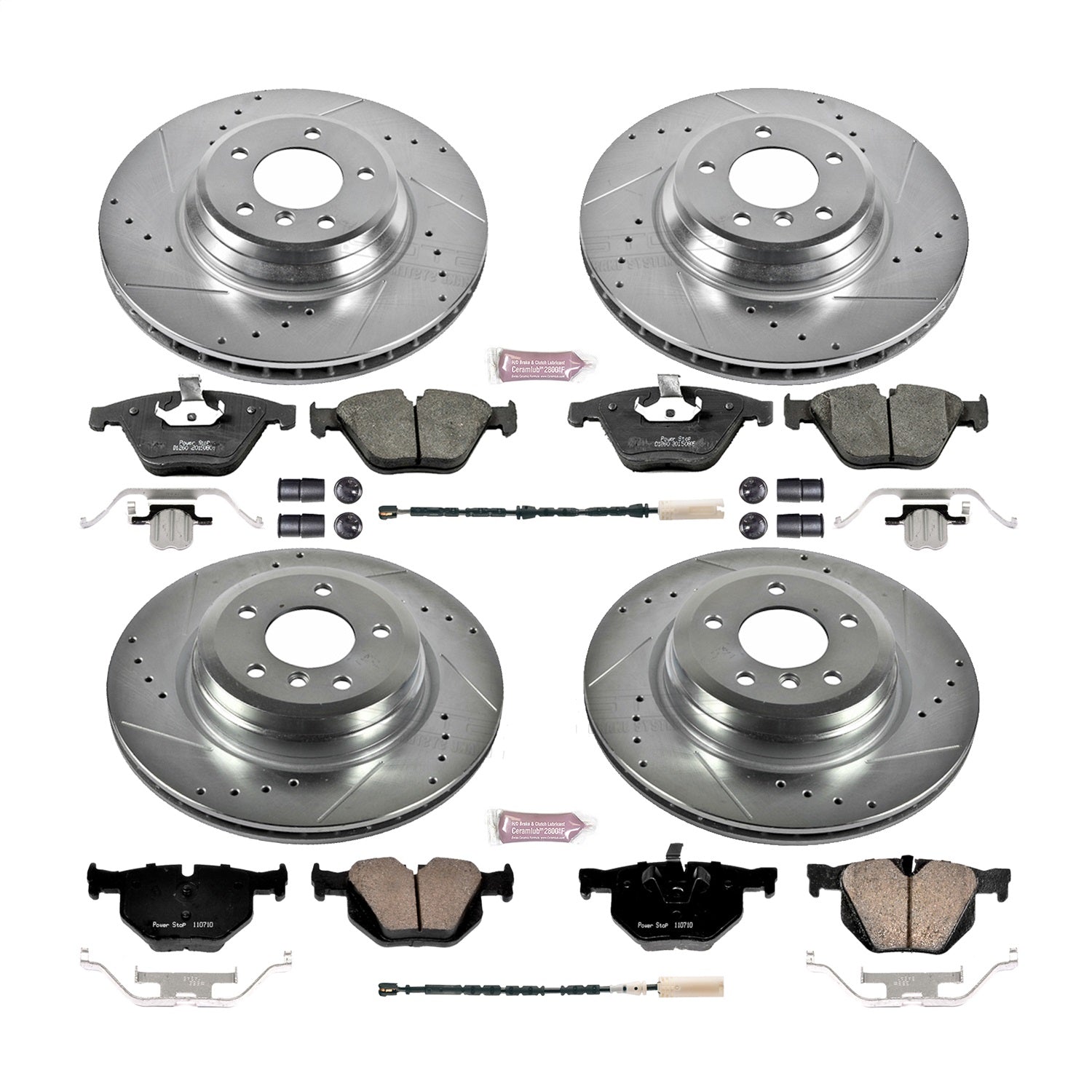 PowerStop Front & Rear Z23 Evolution Sport Brake Kit | BMW 335i (11-13) (K6057)