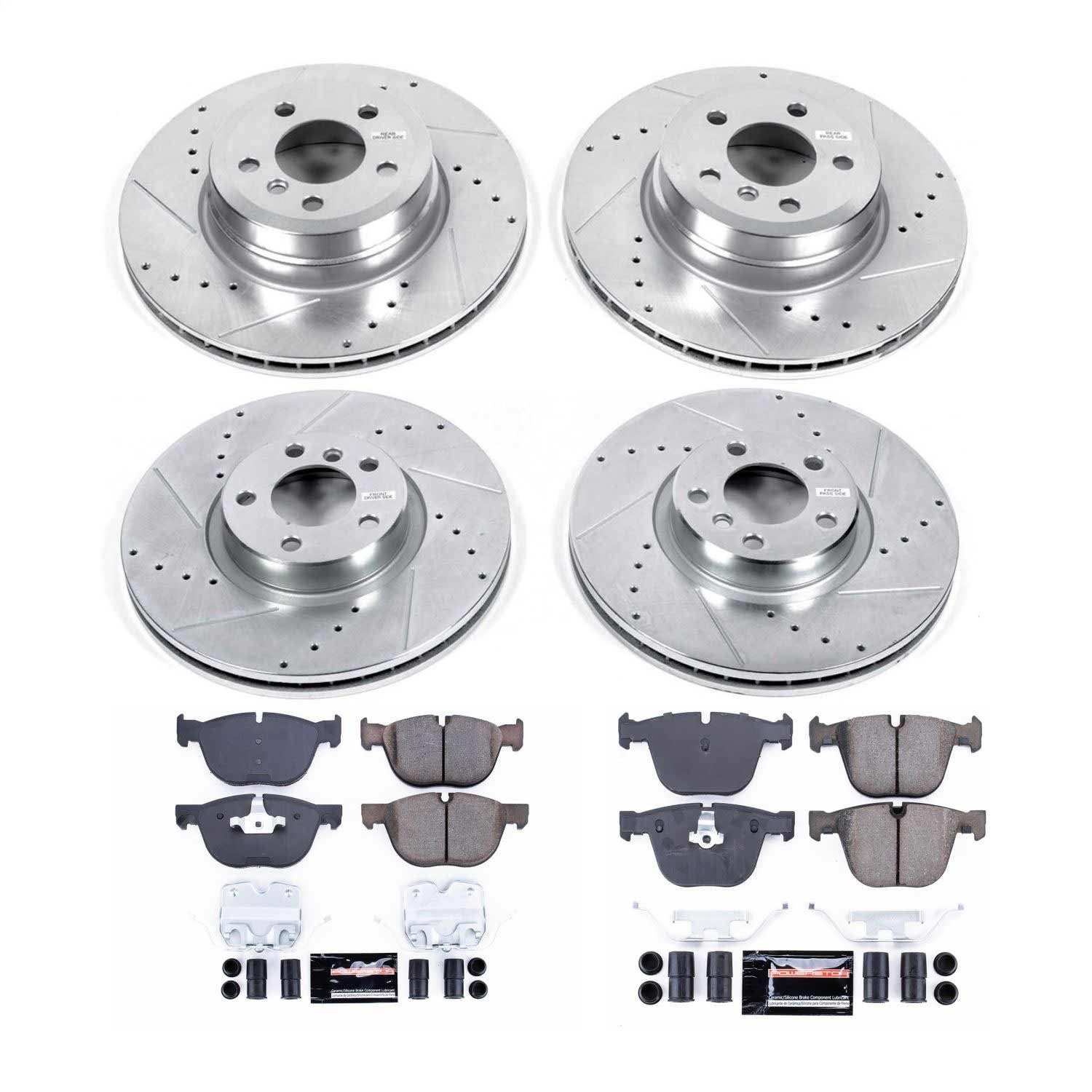 PowerStop Front & Rear Z23 Evolution Sport Brake Kit | BMW X5 (07-10) (K6060)