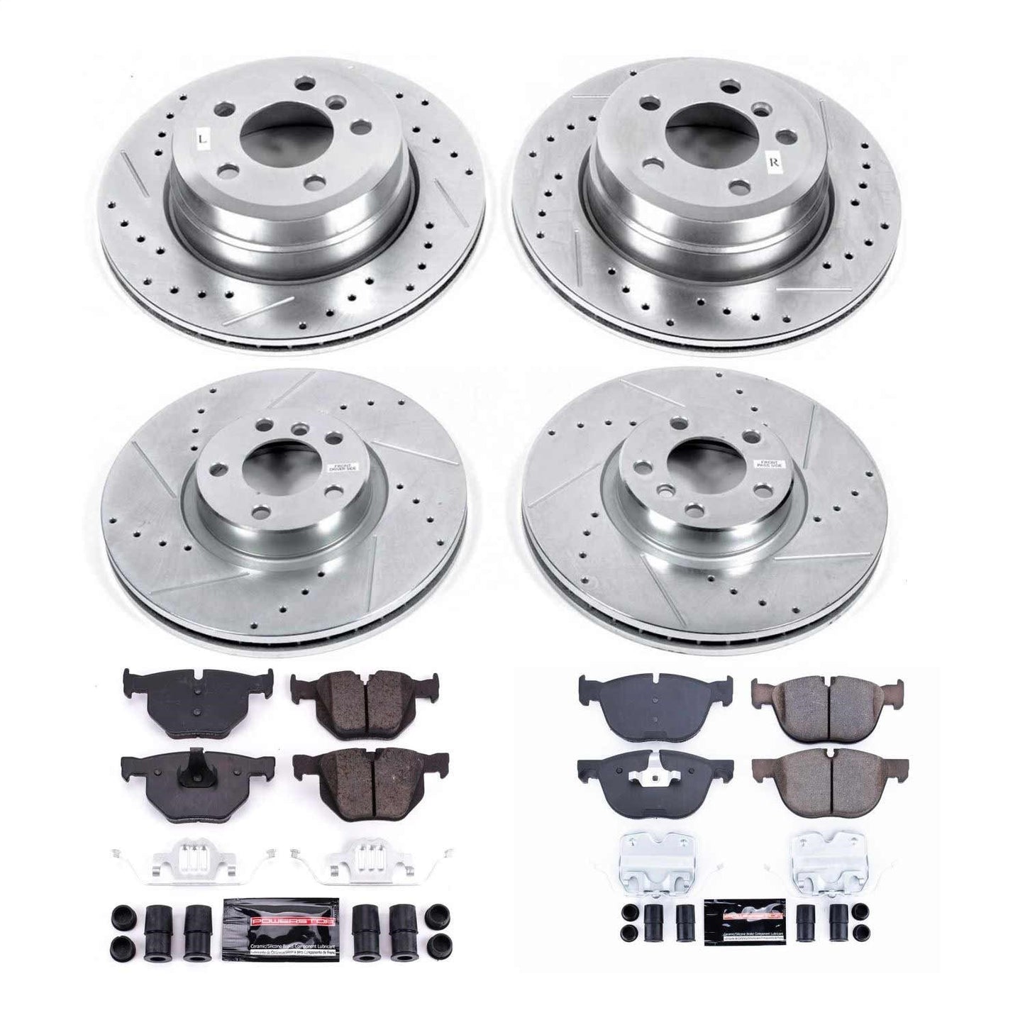 PowerStop Front & Rear Z23 Evolution Sport Brake Kit | BMW X5 (10-13) (K6062)