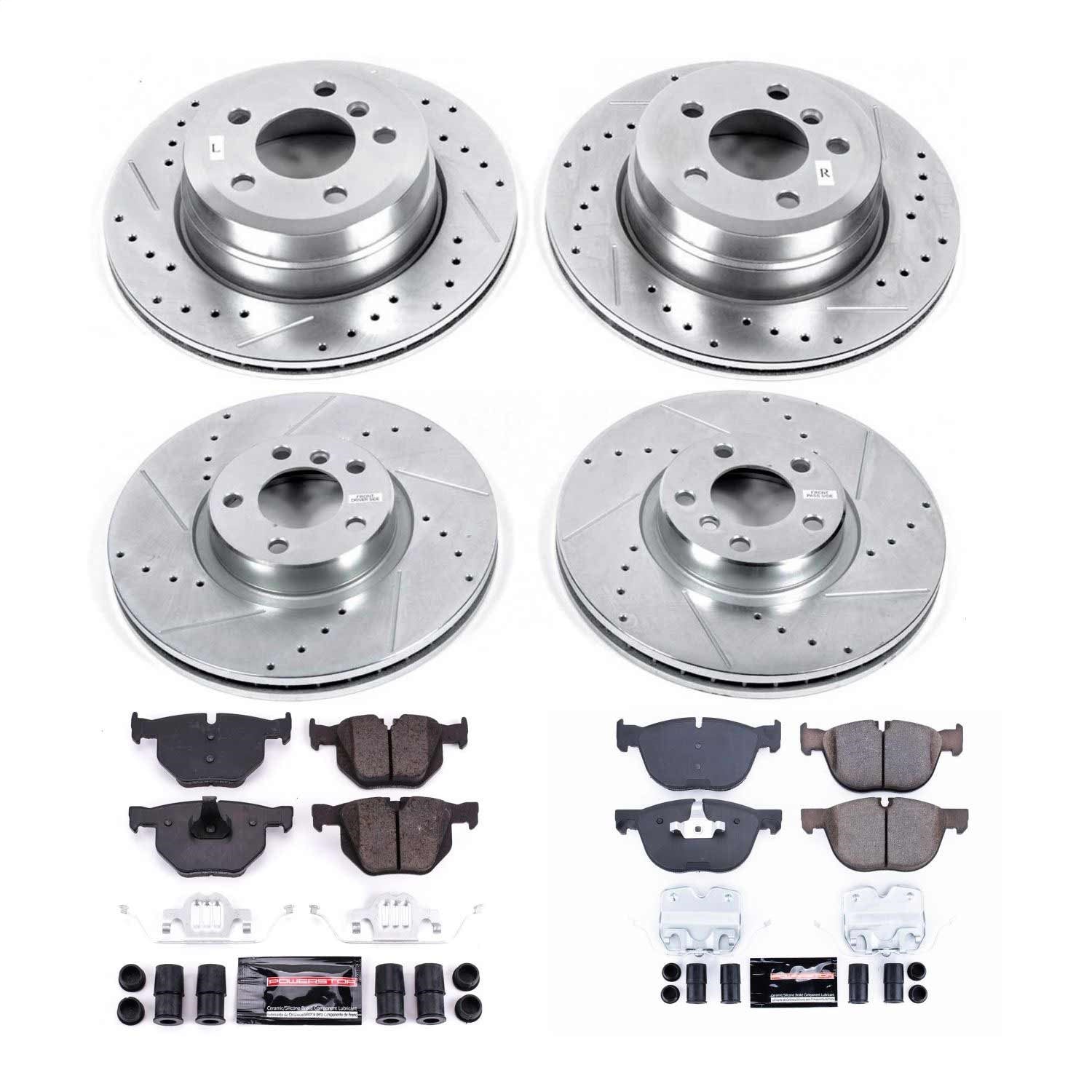PowerStop Front & Rear Z23 Evolution Sport Brake Kit | BMW X5 (10-13) (K6062)