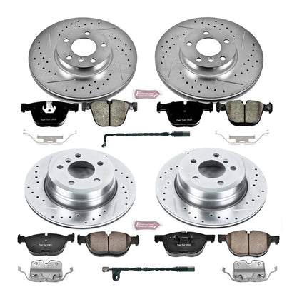 PowerStop Front & Rear Z23 Evolution Sport Brake Kit | BMW X5 (11-15) (K6065)