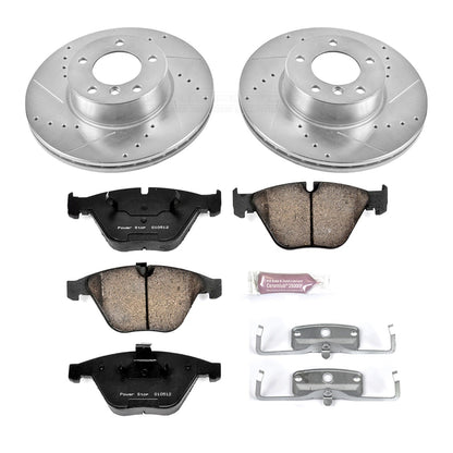 PowerStop Front Z23 Evolution Sport Brake Kit | BMW 328i xDrive (11-12) (K6073)