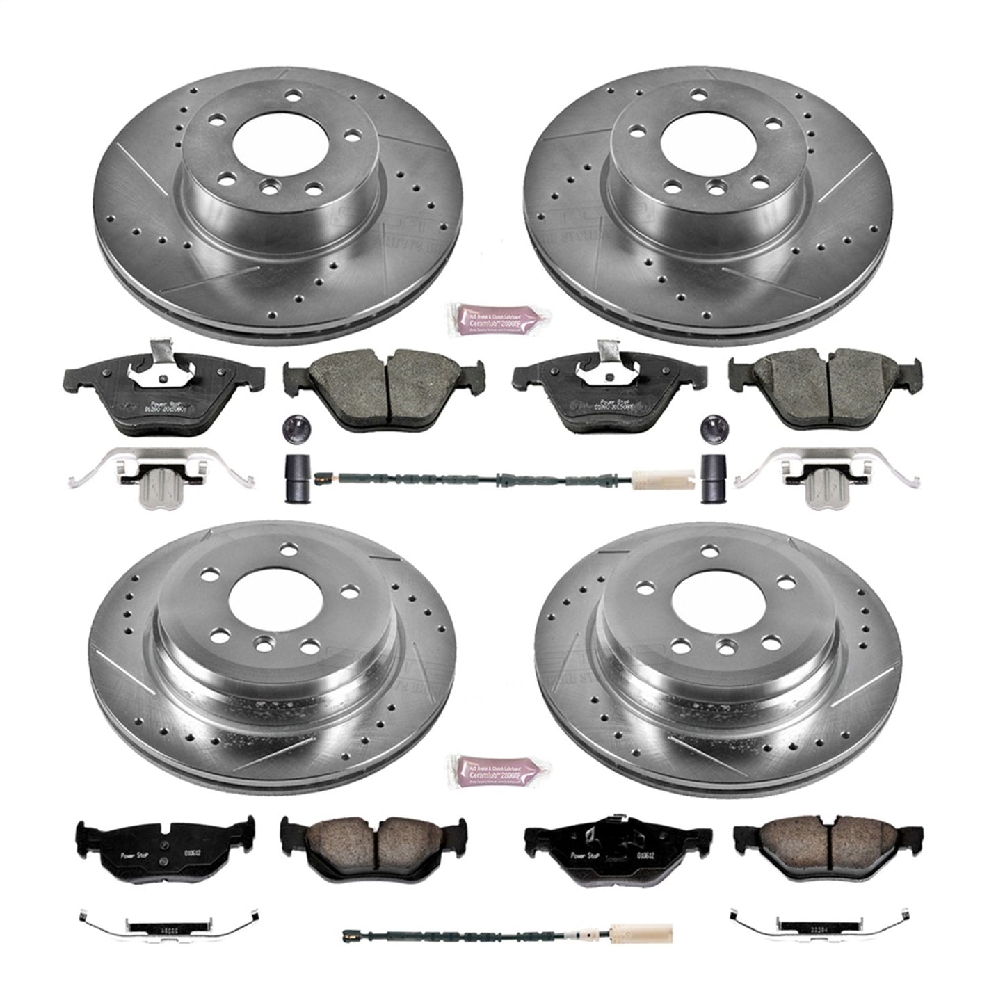PowerStop Front & Rear Z23 Evolution Sport Brake Kit | BMW 328i xDrive (11-12) (K6074)
