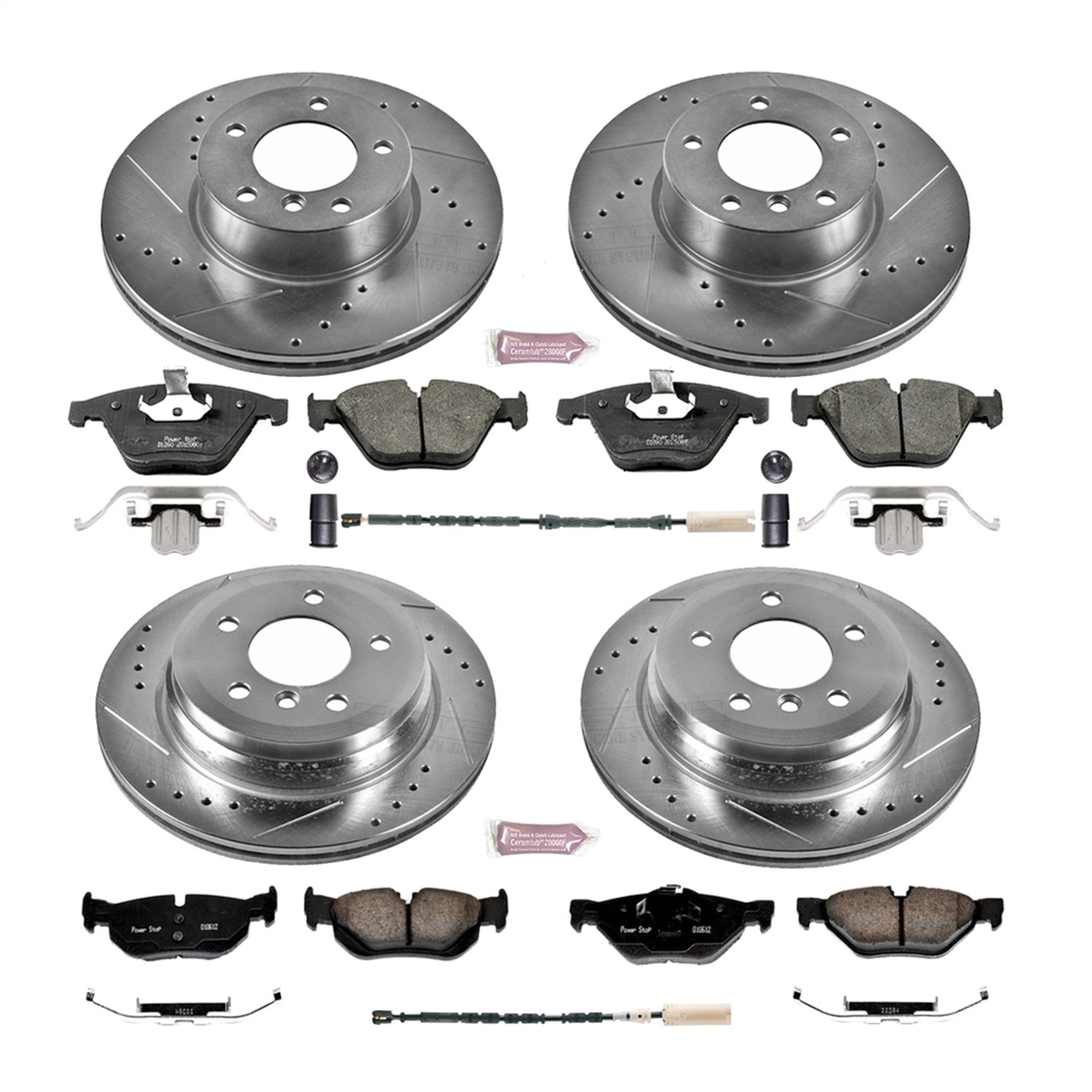 PowerStop Front & Rear Z23 Evolution Sport Brake Kit | BMW 328i xDrive (11-12) (K6074)